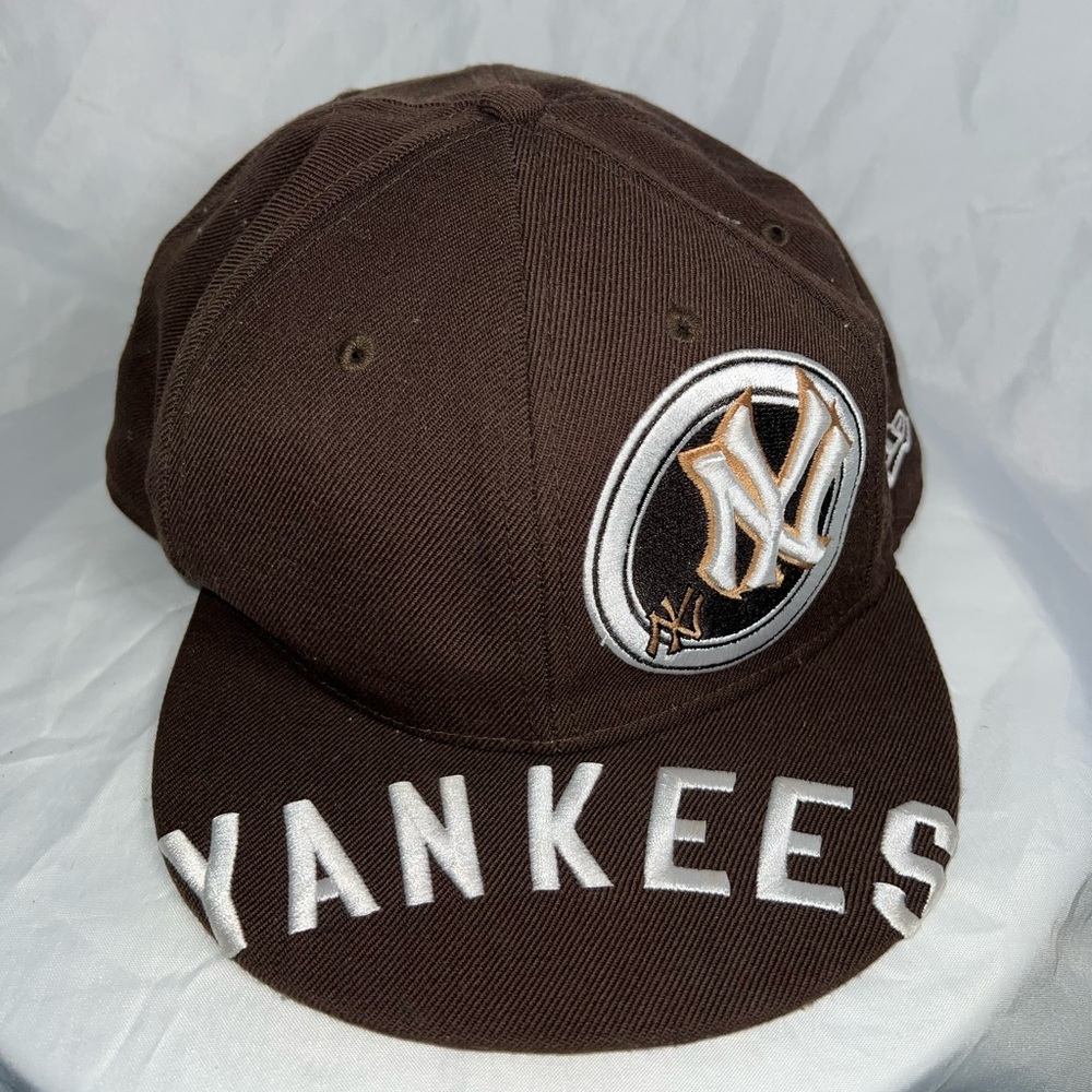 MLB - New York Yankees Brown 49fifty Cap - Size 8